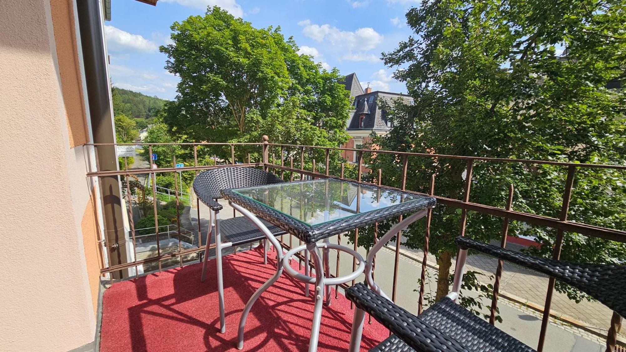 Pension Weisse Rose, Parkplatz, Fruehstueck, Wlan, Zentral Bad Elster Exterior photo